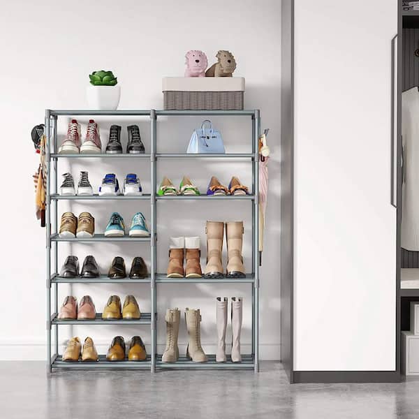 Glass Shoe Shelves Design Ideas