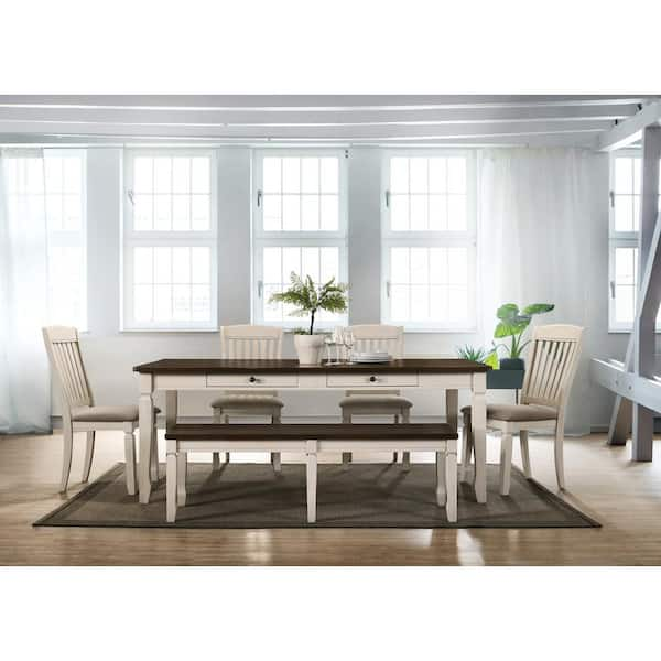 Cream and 2024 oak dining table