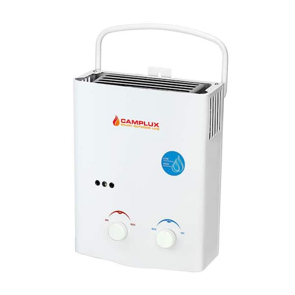 Camplux Portable 1.32-GPM 34000-BTU Outdoor Liquid Propane Tankless Water  Heater in the Water Heaters department at