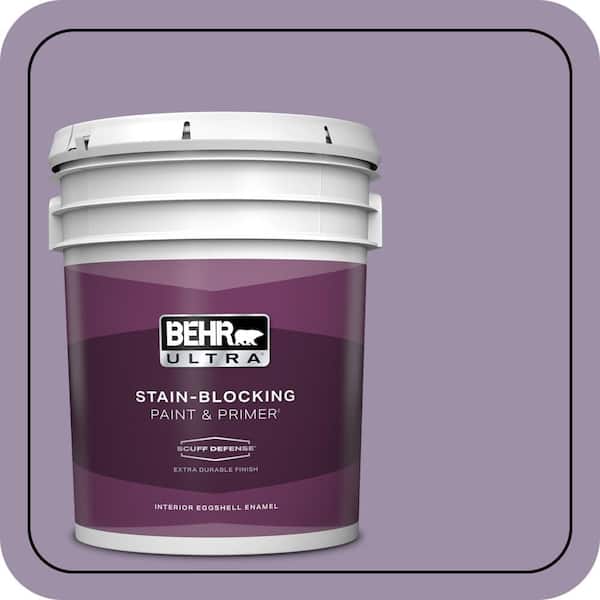 BEHR ULTRA 5 gal. #S100-4 Ancestry Violet Extra Durable Eggshell Enamel Interior Paint & Primer
