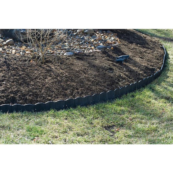 Dalen Products E3-16B Gardeneer Edge Pound-in Garden and Landscape Edging Pack of 2 Black 