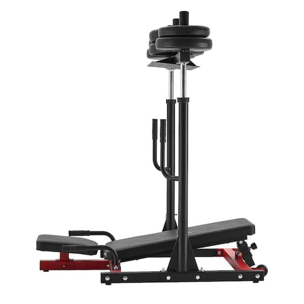 SKYSHALO Vertical Leg Press Machine, 550 lbs. Capacity, Carbon Steel, Adjustable Lower Body Workout, High-Intensity Training