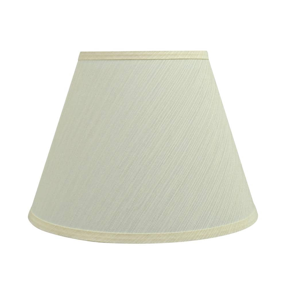 Aspen Creative Corporation 13 in. x 9.5 in. Eggshell Hardback Empire Lamp  Shade 32684 - The Home Depot