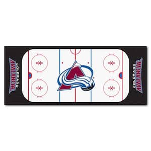Colorado Avalanche 3 ft. x 6 ft. Rink Rug Runner Rug