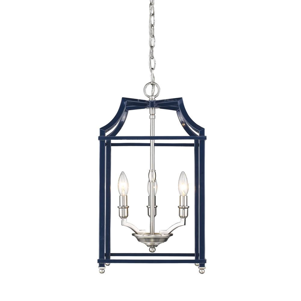 navy blue pendant light