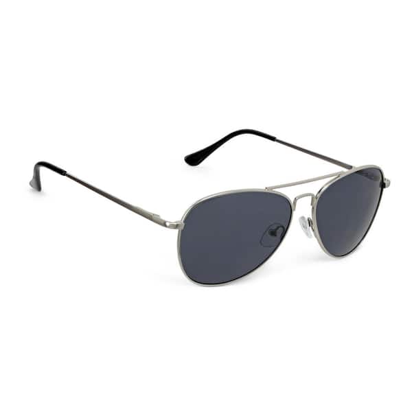 Silver Aviator Sunglasses