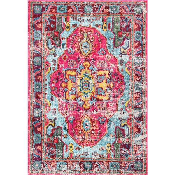 Corbett Vintage Boho Multi 12 ft. x 15 ft. Area Rug