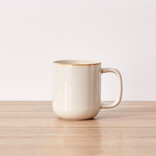 vancasso 12 oz. Beige Stoneware Mugs (Set of 4) Coffee Mugs with