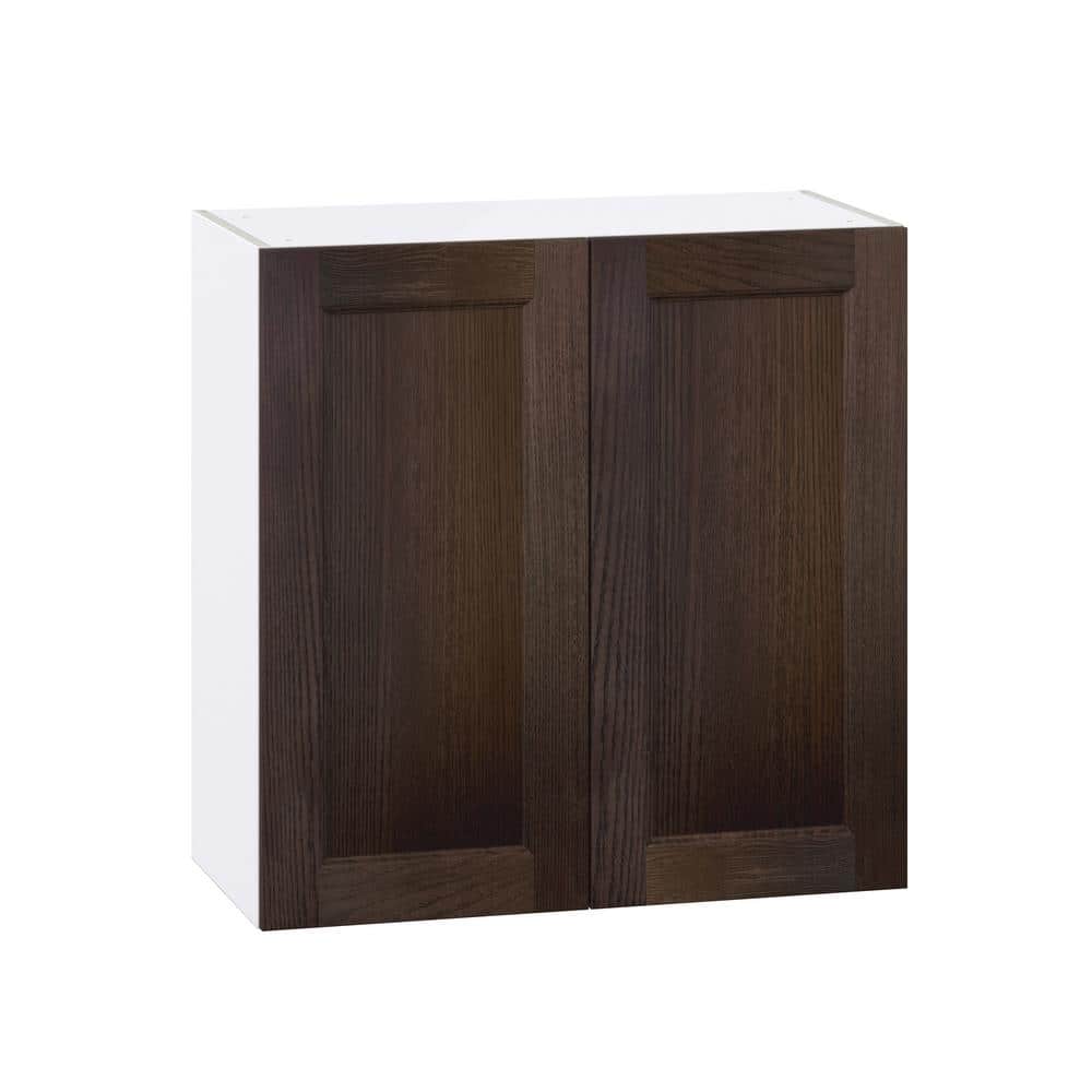 Georgetown 30 in. W x 14 in. D x 30 in. H Assembled Wall Kitchen Cabinet in Chestnut price history on PriceWatchPro