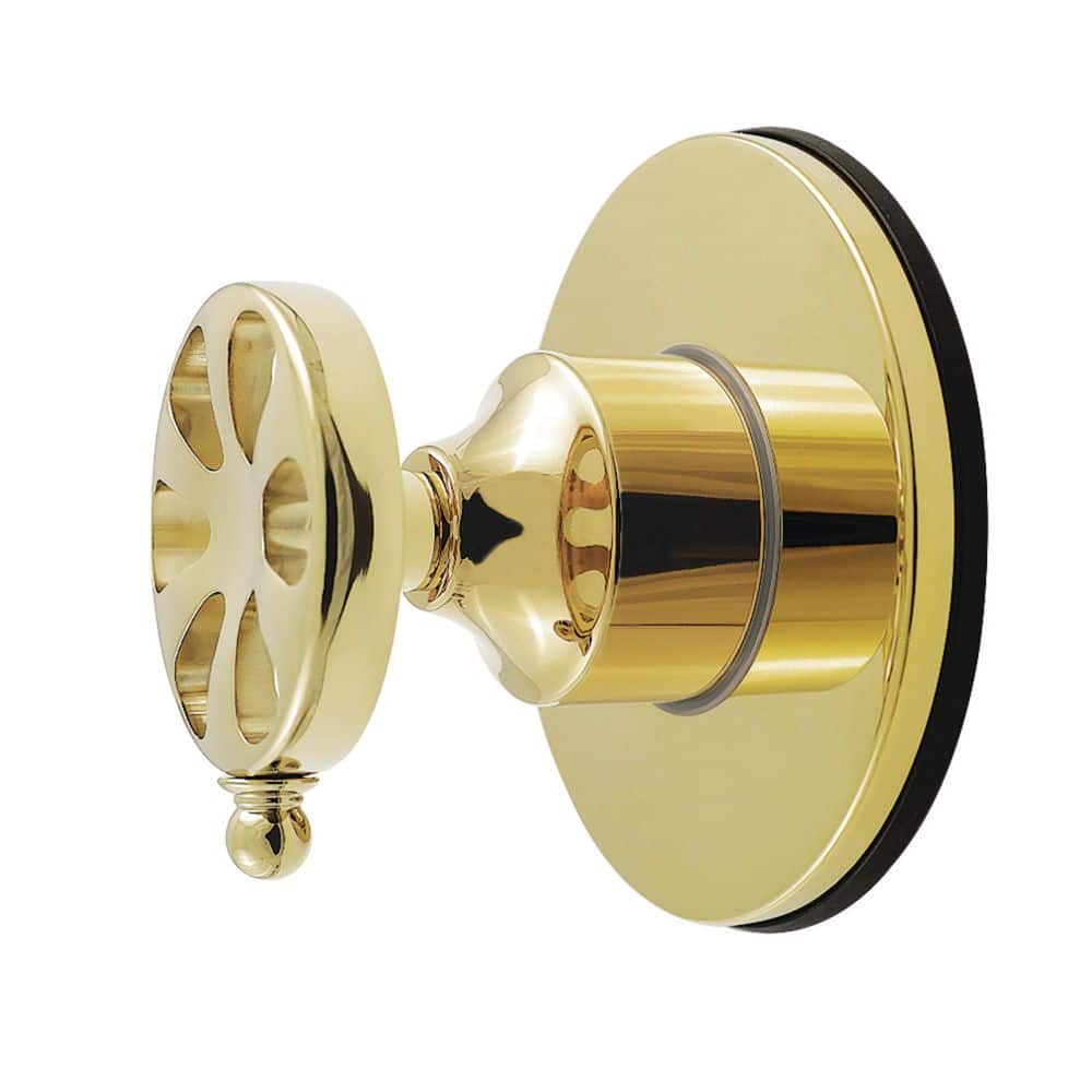 Belknap 3/4 in. Single-Handle 1-Hole Wall Mount 6-Way Diverter Valve with Trim Kit in Polished Brass price history on PriceWatchPro