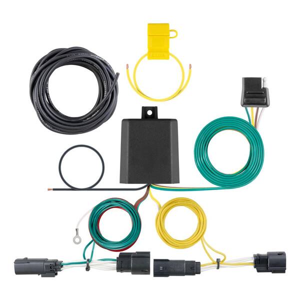 CURT Custom Wiring Harness 4-Way Flat Output Select Toyota Sienna