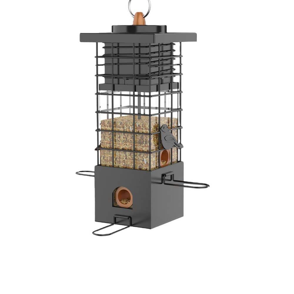 Metal Bird Caged Feeder with Squirrel Proof and 2.5 lb Capacity for Outdoors Hanging and Wild Birds Feeding (1-Pack) price history on PriceWatchPro