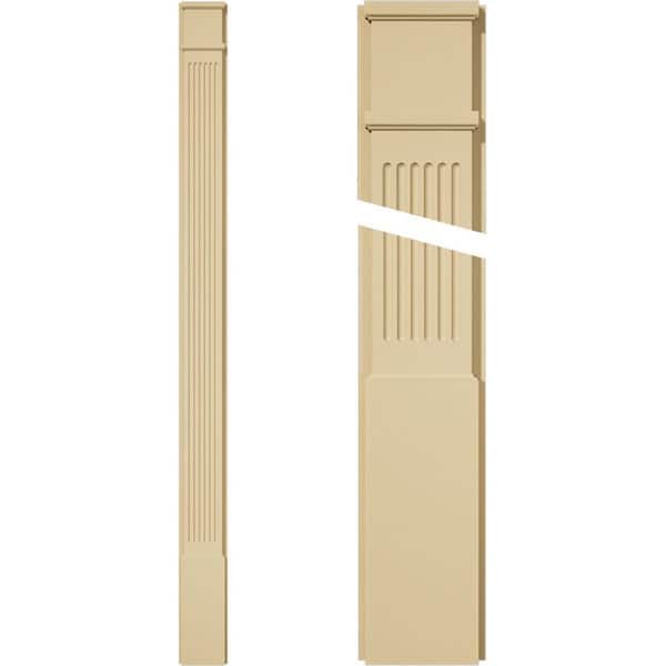 Ekena Millwork 2 in. D x 7 in. W x 96 in. L Primed Polyurethane Pilaster 1- Pack