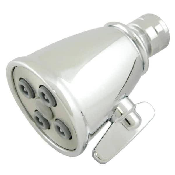 Kingston Brass 3-Spray 2.3 in. Single Wall Mount Fixed Shower Head in Polished Chrome