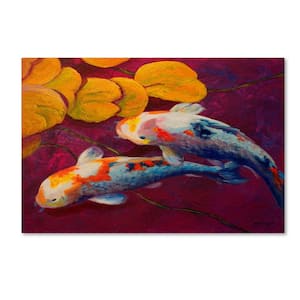 16 in. x 24 in. "Fish" by Marion Rose Printed Canvas Wall Art
