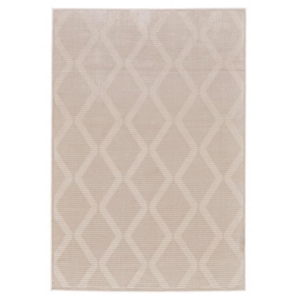 8 ft. x 11 ft. Ivory Geometric Area Rug