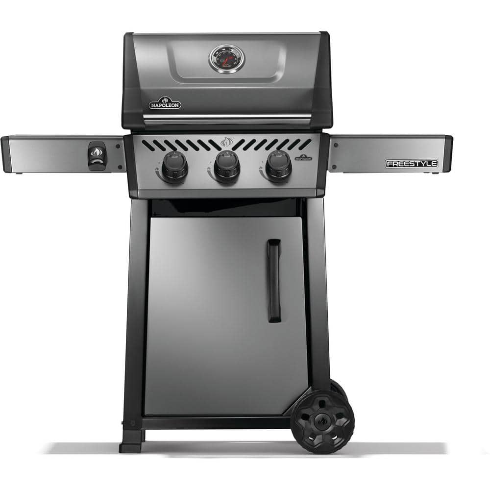 Napoleon Freestyle 365 Graphite Grey Propane Gas Grill with Stainless Steel Burners