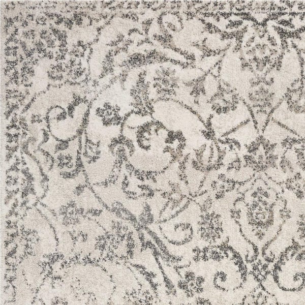 Bernadette Ivory 8 ft. x 13 ft. Gradient Polypropylene Area Rug