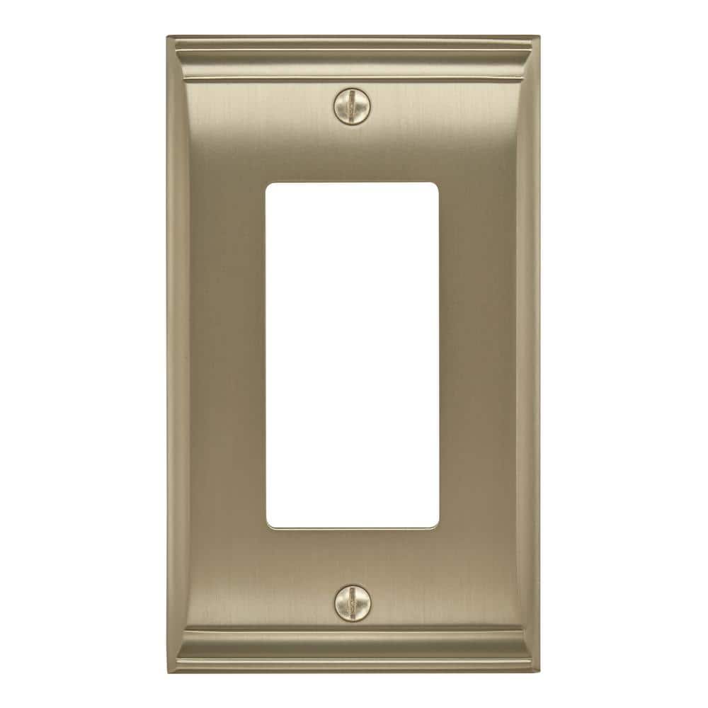 Gold 1-Gang Decorator/Rocker Wall Plate (1-Pack)