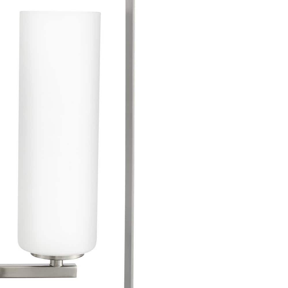 Elara Frosted White Glass Cylindrical Chandelier Shade