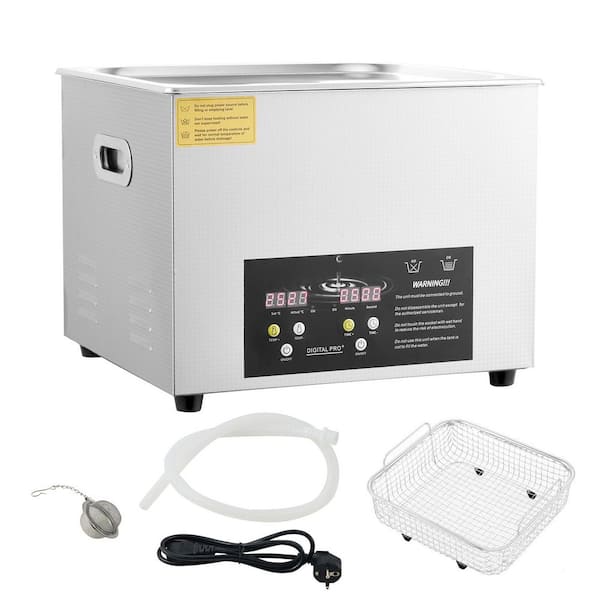 SKYSHALO 15L Ultrasonic Machine Professional Digital Lab Ultrasonic Parts Machine with Heater Timer Jewelry Cleaner