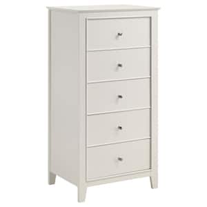 Selena Buttermilk 5-Drawer 23.5 in. W Chest of Drawers