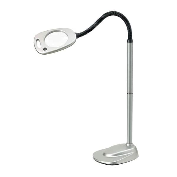 Led Floor Magnifier Lamp, Light Magnifier Table Lamp