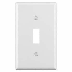 1-Gang White Toggle Wall Plate (10-Pack)