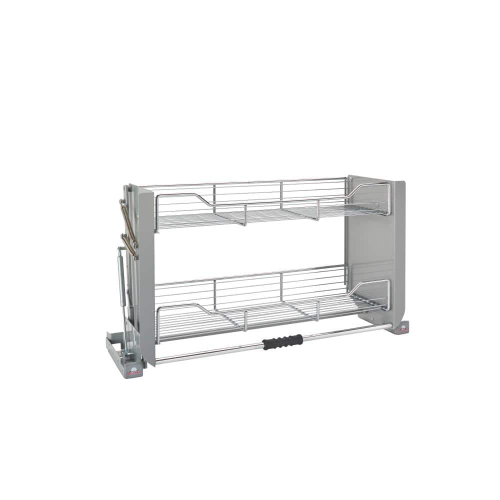Rev-A-Shelf 18.87 in. H x 34.25 in. W x 10.25 in. D Large Wall Cabinet Pull- Down Shelving System 5PD-36CRN - The Home Depot