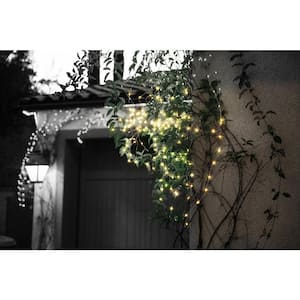 Waterproof Battery Operated Outdoor Lights 132FT 300LED Battery Powered String  Lights 8 Mode with Timer Decoration for Christmas Patio Balcony Garden  Backyard Tent Outside Camping Warm White 