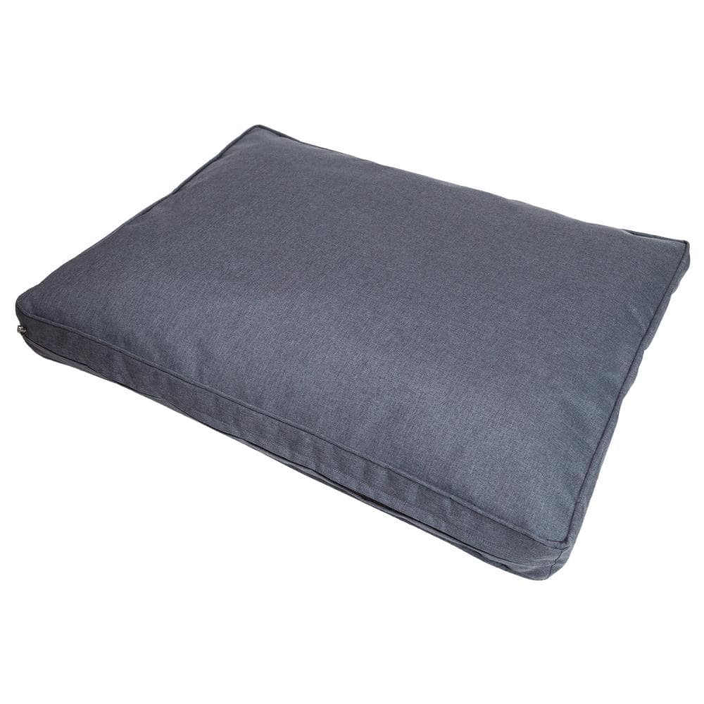 Small Charcoal Gray Water-Resistant Raised Dog Mat
