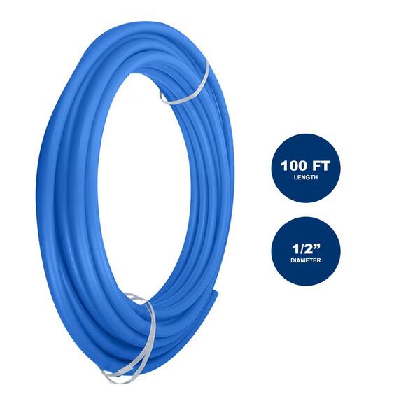 Blue 1/2 In 100 Feet Supply Giant APB12100 Pex A Tubing for Potable Water Non-Barrier Pipe 