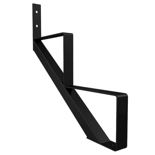 2-Step Powder-Coated Finished Steel Stair Riser (Includes 1 Stringer)