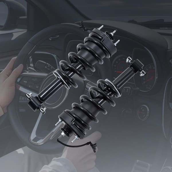 Front Air Shock Absorber Strut, 2 -PIECES, Compatible with Cadillac Escalade, Chevrolet Silverado/Suburban/Tahoe