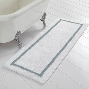 Microfiber Non Skid Bath Mat Rug Rectangular 29.5 esL x 17W Black 7703103  - The Home Depot