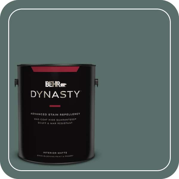 BEHR DYNASTY 1 gal. #490F-6 Agave Frond Matte Interior Stain-Blocking Paint & Primer