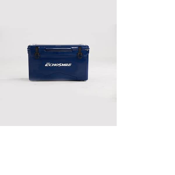 Cesicia 40 qt. Food and Beverage Navy Blue Outdoor Cooler Insulated Box Chest Box Camping Cooler Box