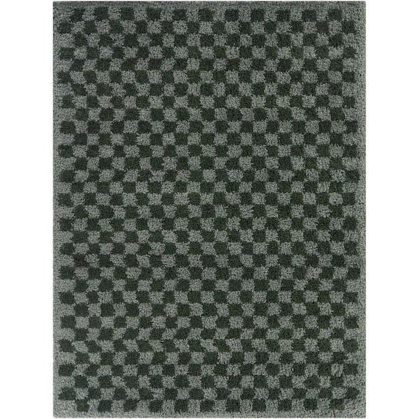 Covey Green/Grey 5 ft. x 7 ft. Area Rug