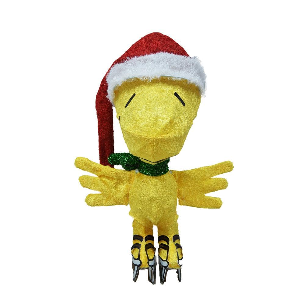 20 in. Peanuts Led 3D Prelit Yard Decor Skating Woodstock
