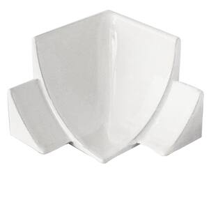 Internal Angle NS4 White 1-1/2 in. x 1-1/2 in. Complement Aluminum Tile Edging Trim