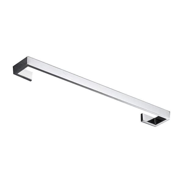 Dracelo 23.6 in. Wall Mount Towel Bar in Polished Mirror