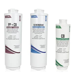 Replacement Filter Set for MRO-5400 Tankless Reverse Osmosis System