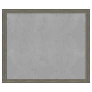 Fencepost Grey Narrow 53 in. x 45 in. Framed Magnetic Board