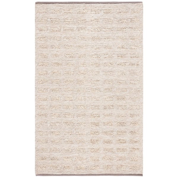 Natura 5 ft. x 8 ft. Beige Distressed Tile Area Rug