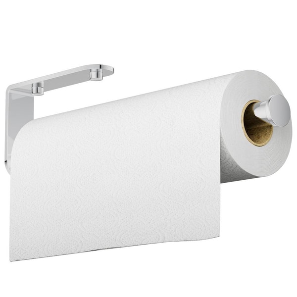 Wall Mount Kitchen Paper Towel Holder Under Cabinet In Polished Chrome