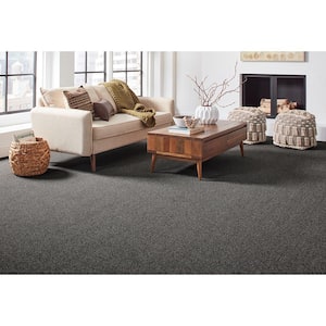 Grand Forks  - Emerging Form - Gray 23 oz. Polyester Pattern Installed Carpet