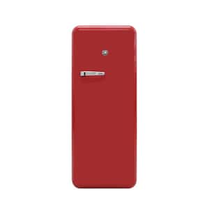 9.2 cu. ft. Freestanding Top Freezer Retro Refrigerator in Red