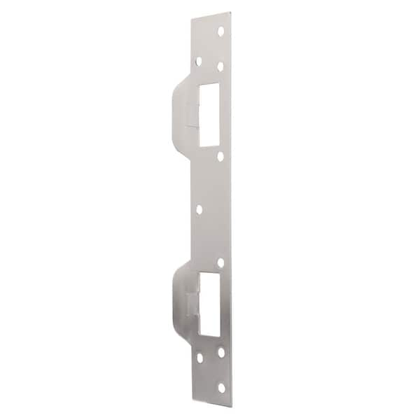 Prime-Line Door Reinforcement Lock, 3 in. Stop, Aluminum Construction,  Satin Nickel Anodized Finish U 10827 - The Home Depot