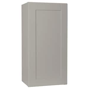 Shaker Assembled 18x36x12 in. Wall Kitchen Cabinet in Dove Gray