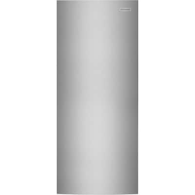 16 cu. ft. Convertible Frost Free Upright Freezer in Fingerprint-Resistant Stainless Steel Look